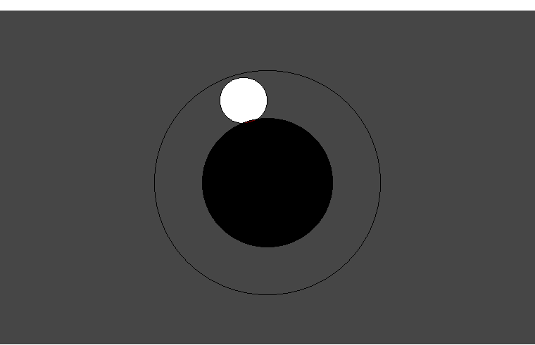 Partielle Mondfinsternis am 12.01.2028, Situation bei Finsternismitte (50° N/10° E)