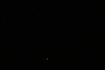 Das Sternbild Löwe mit dem Planeten Jupiter